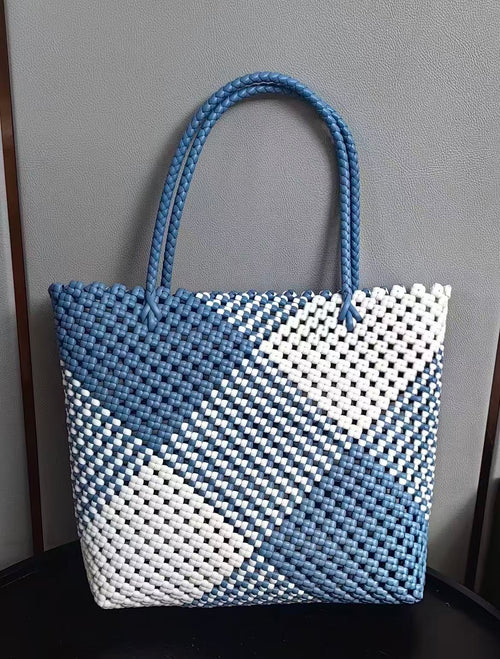 RattanBreeze Woven Tote Bag