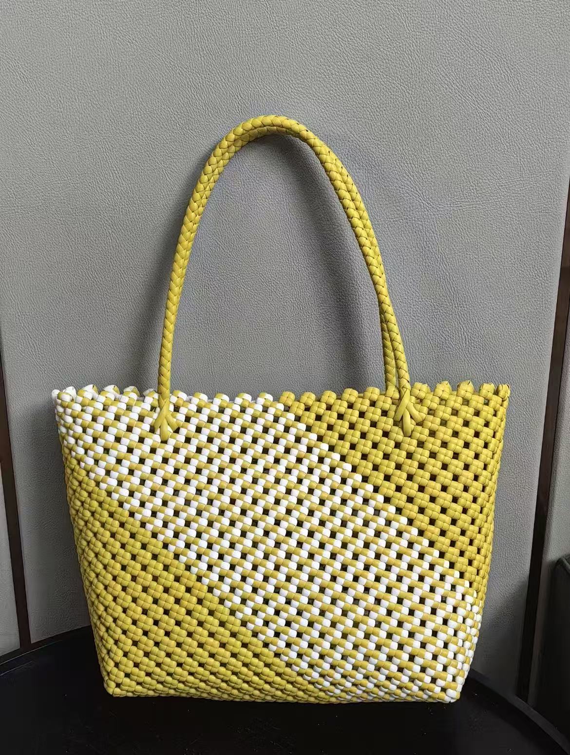 RattanBreeze Woven Tote Bag